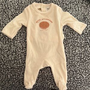 Petit Gourmand Cream Kids Footie